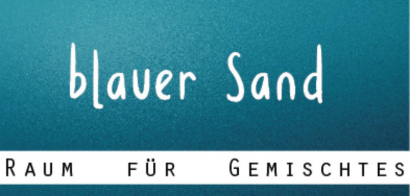 Logo des blauen Sand - Raum für Gemischtes, Trinitatisstr. 9/Ecke Peilikestr. in Anger-Crottendorf zu Leipzig